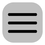 Menu Hamburger SVG Icon